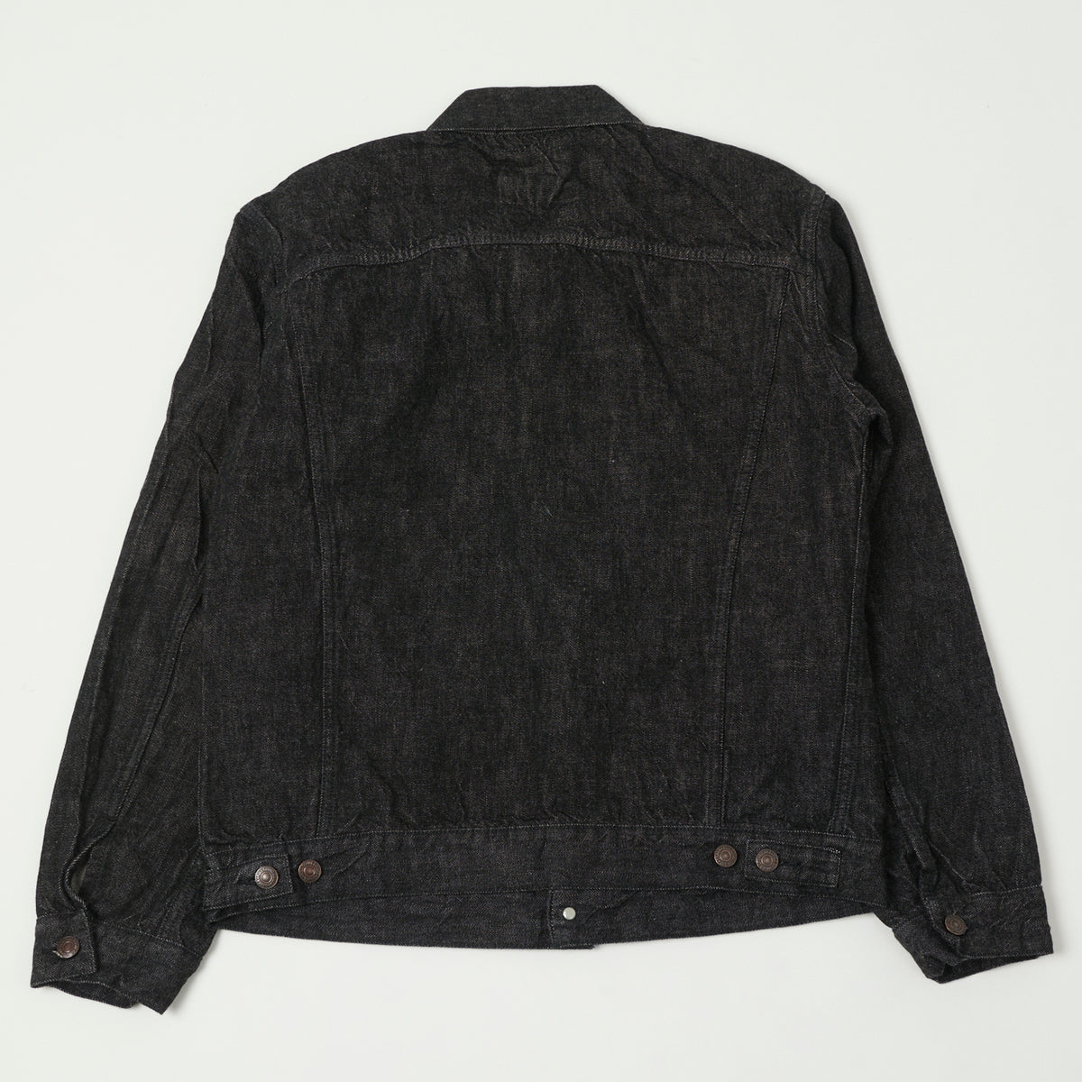 FULLCOUNT 2101 13.7oz Type III Denim Jacket - Black One Wash