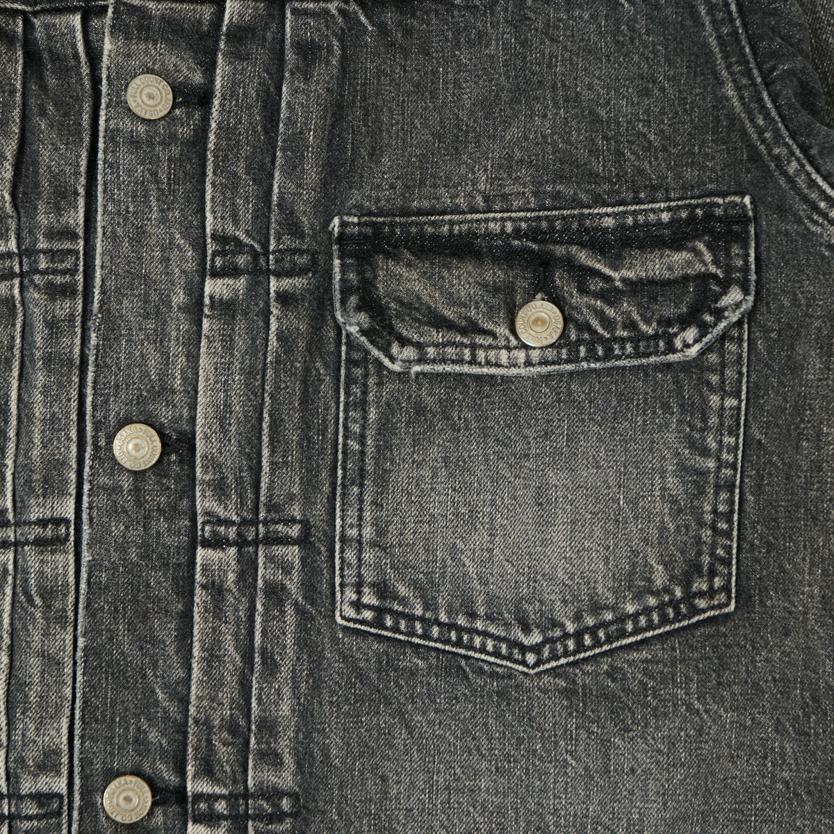 FULLCOUNT 2102 13.7oz Type II Denim Jacket - Black 'Dartford' Wash