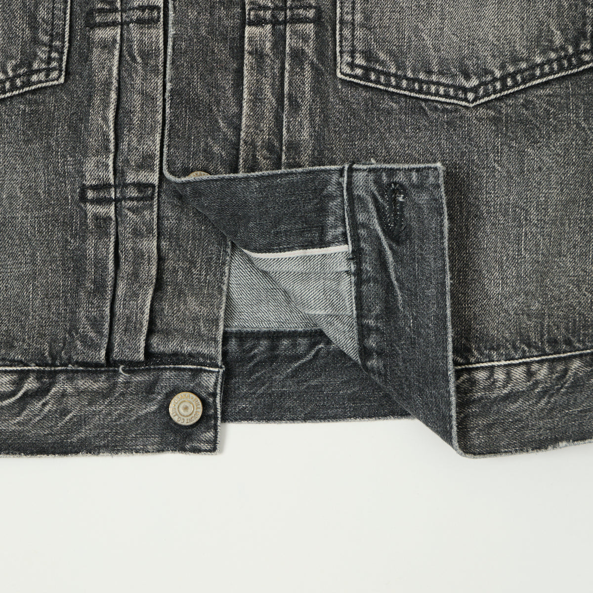 FULLCOUNT 2102 13.7oz Type II Denim Jacket - Black 'Dartford' Wash