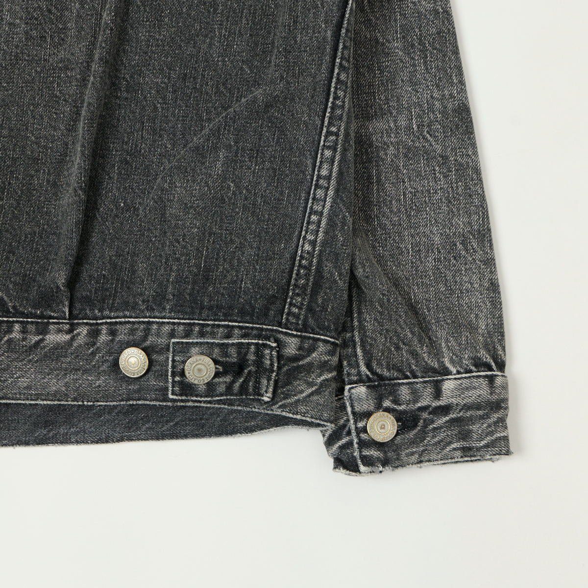 FULLCOUNT 2102 13.7oz Type II Denim Jacket - Black 'Dartford' Wash