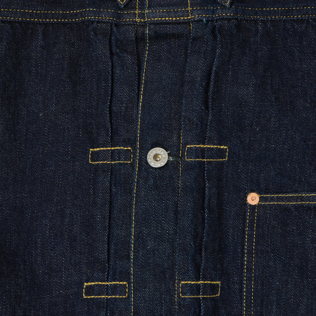 FULLCOUNT 2107 11.5oz WWII Model Type I Denim Jacket - One Wash