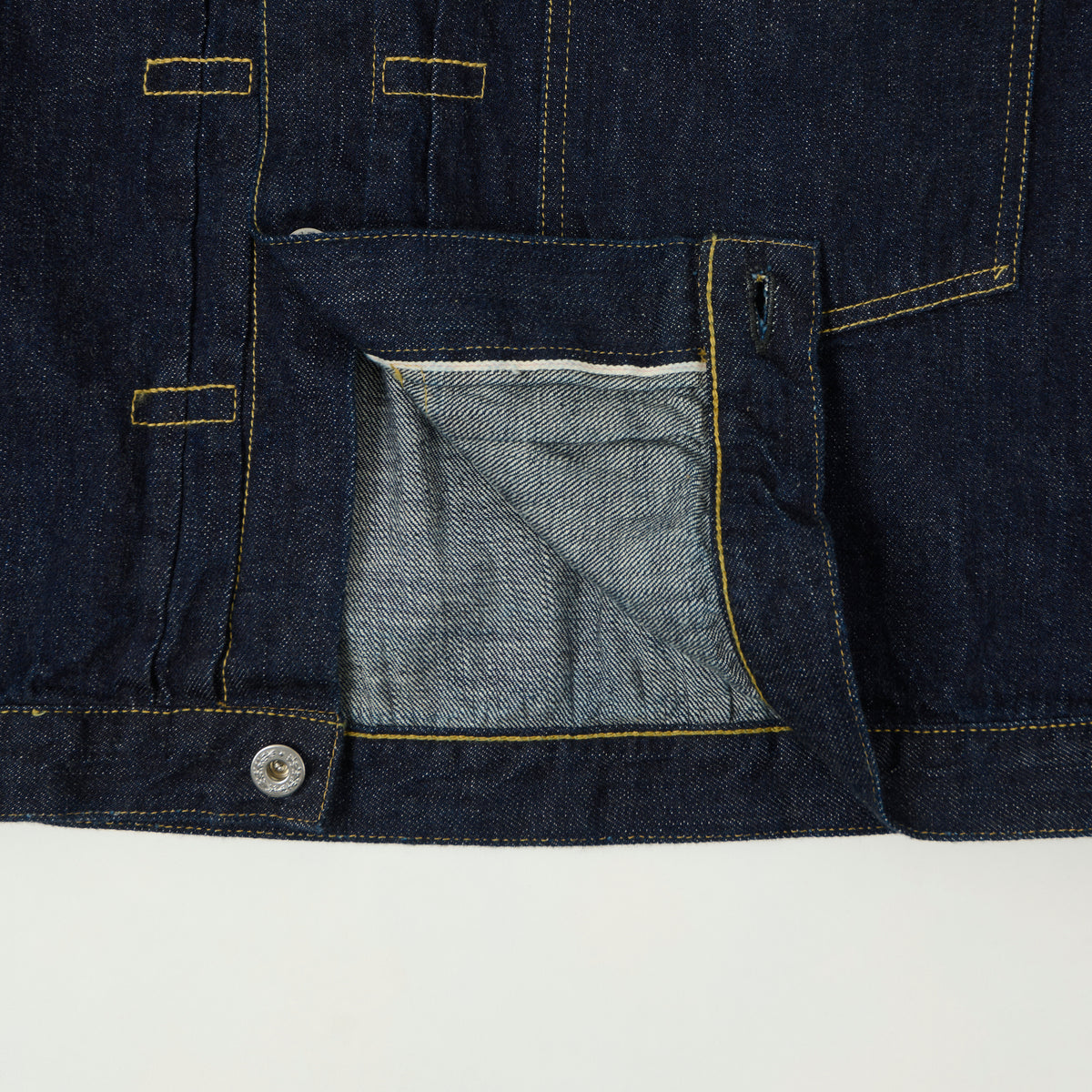 FULLCOUNT 2107 11.5oz WWII Model Type I Denim Jacket - One Wash