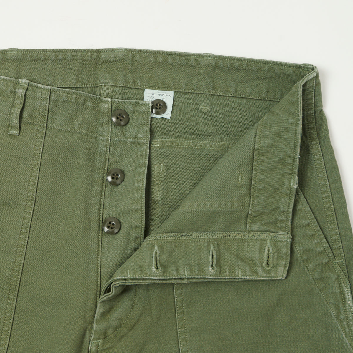 FULLCOUNT 1992 OG107 Utility Trouser - OD Green
