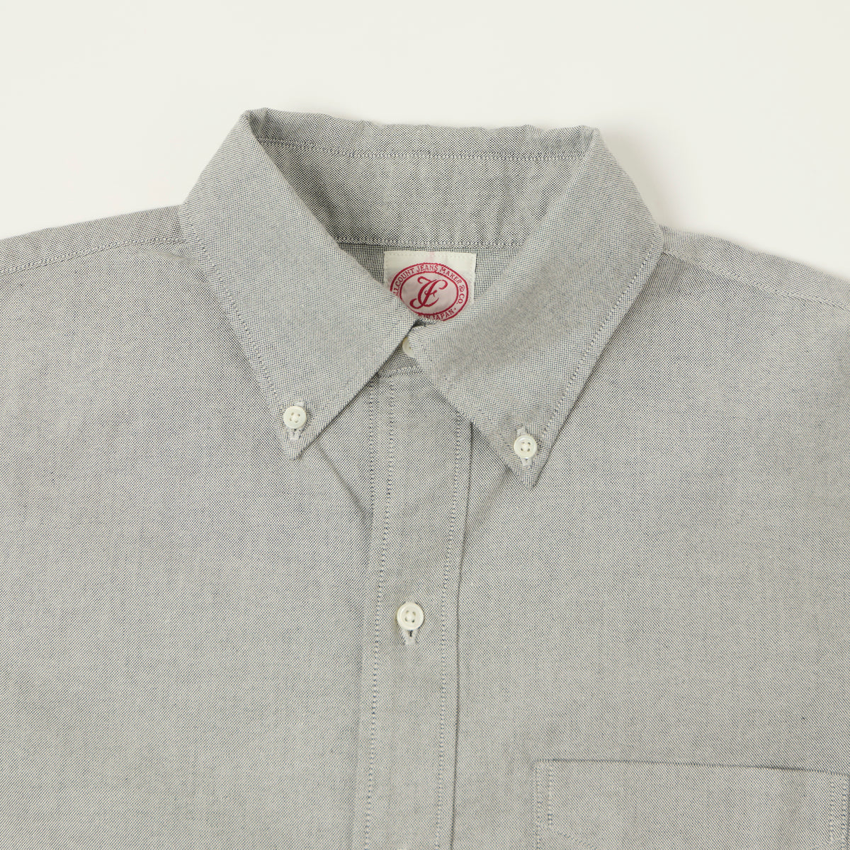 FULLCOUNT 4081 'Good Old Button Down' Shirt - Grey