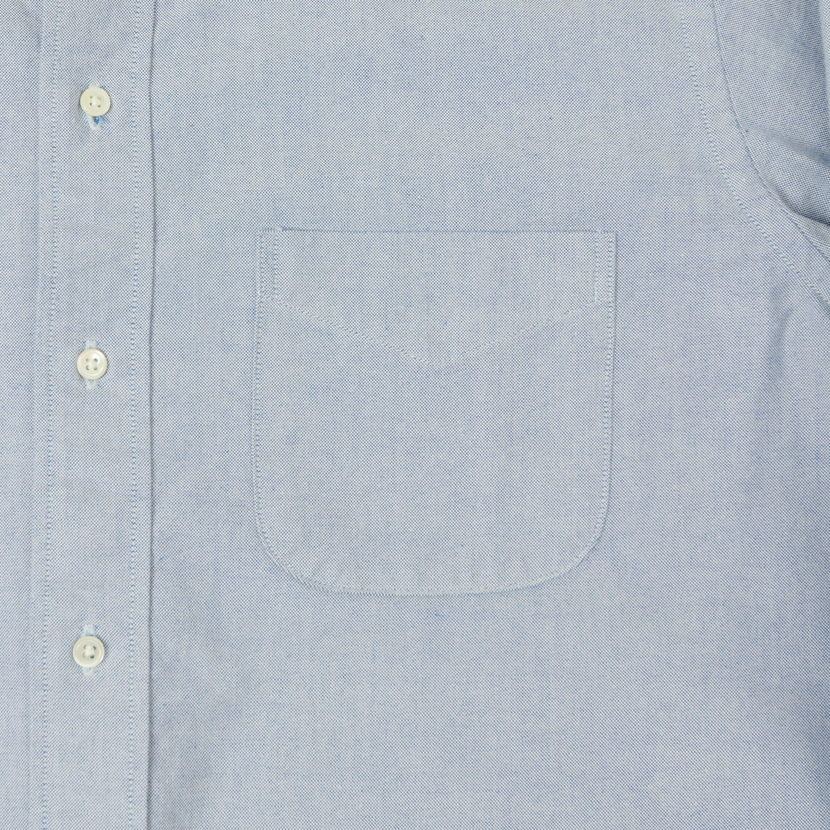 FULLCOUNT 4081 'Good Old Button Down' Shirt - Blue
