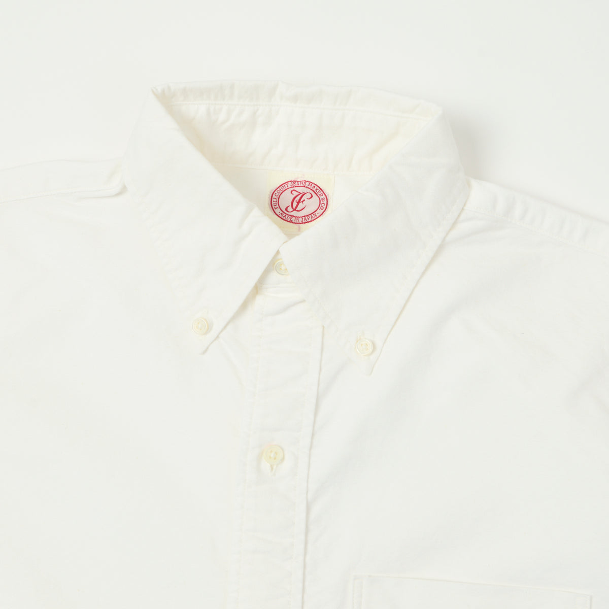 FULLCOUNT 4081 'Good Old Button Down' Shirt - White