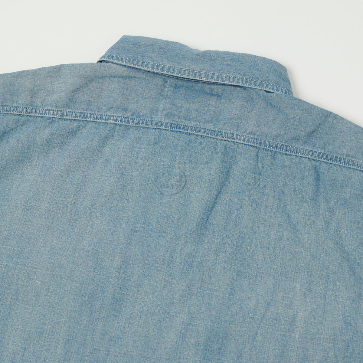 FULLCOUNT 4810 5oz Chambray Work Shirt - Heavy Wash