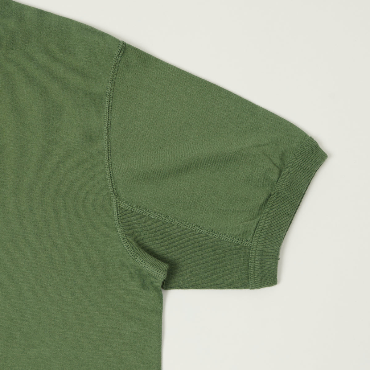 FULLCOUNT 5222 Flat Seam Heavyweight T-Shirt - Evergreen