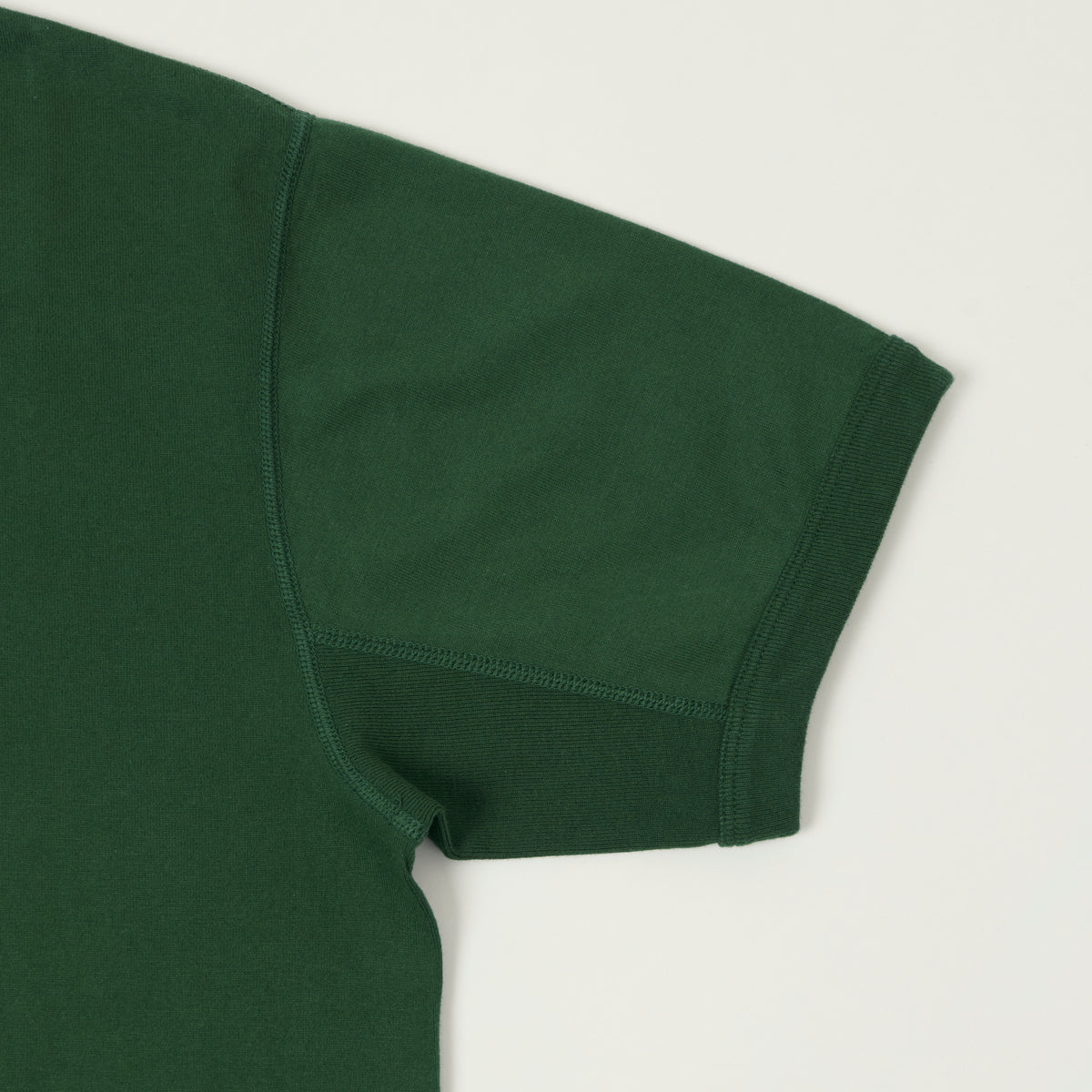 FULLCOUNT 5222 Flat Seam Heavyweight T-Shirt - Dark Green