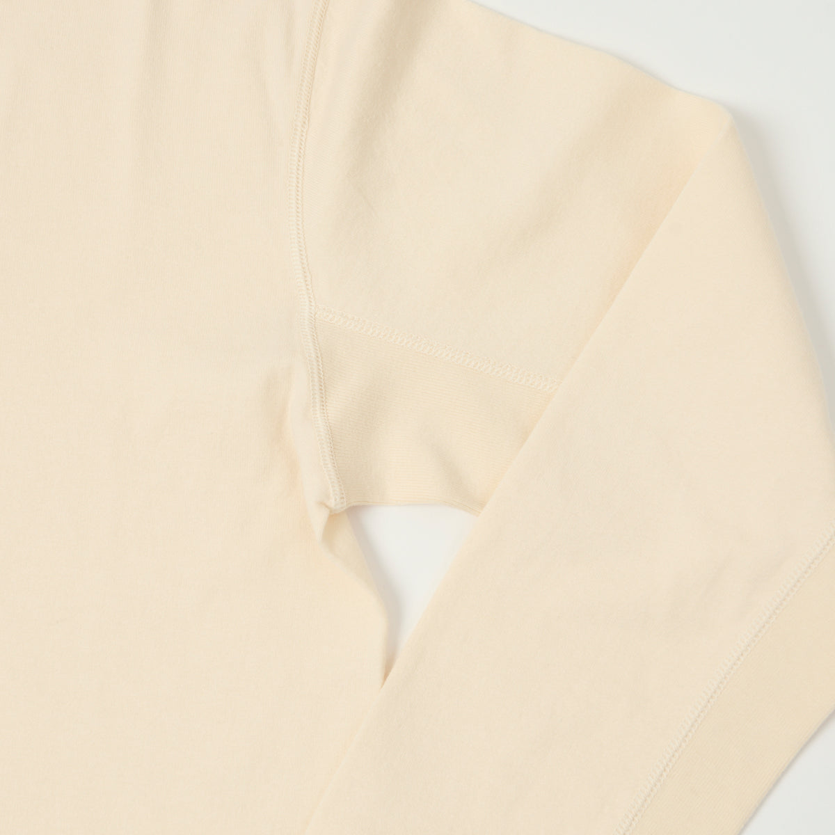 FULLCOUNT 5222LH Flat Seam Heavyweight Henley - Ecru