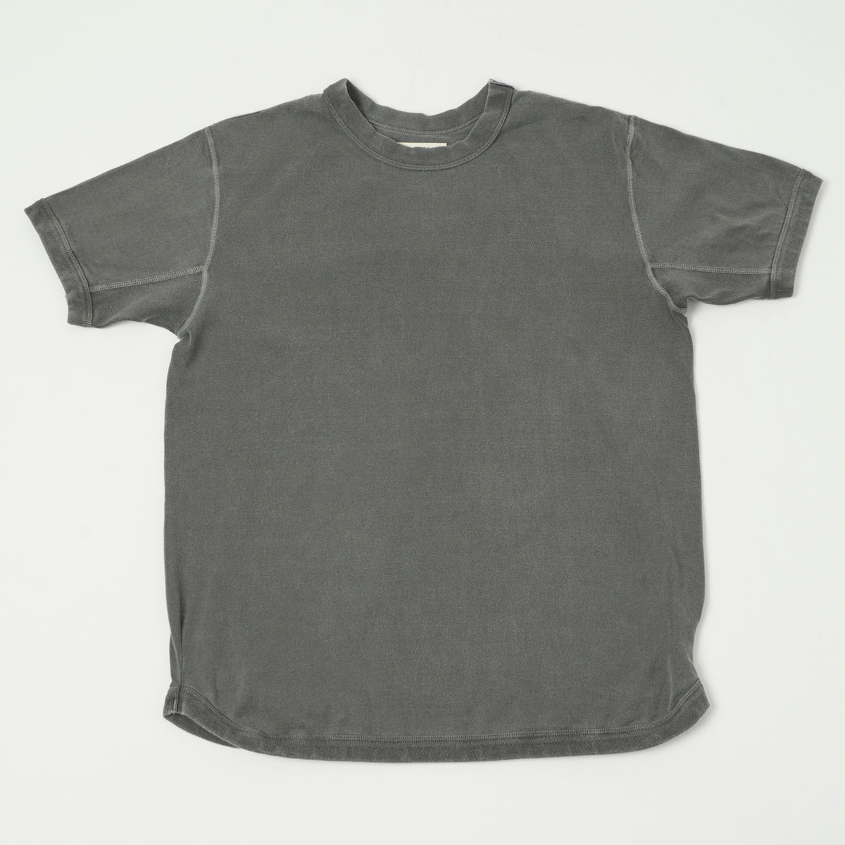 FULLCOUNT 5222 Flat Seam Heavyweight T-Shirt - Faded Black
