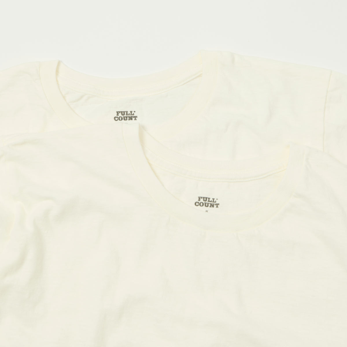 FULLCOUNT 5503 Classic Crew Neck Two Pack - White