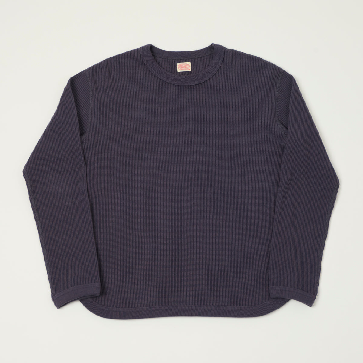 FULLCOUNT 5964 Heavyweight Waffle T-Shirt - Eggplant