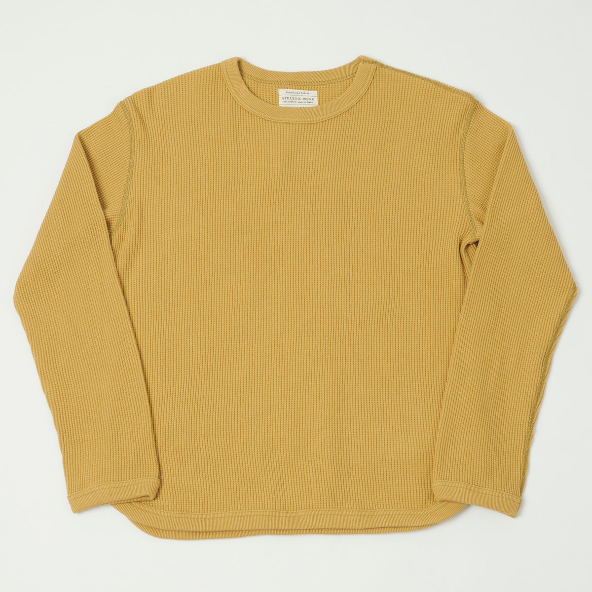 FULLCOUNT 5964 Heavyweight Waffle T-Shirt - Camel