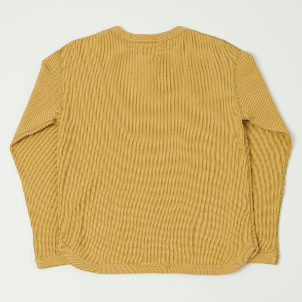 FULLCOUNT 5964 Heavyweight Waffle T-Shirt - Camel