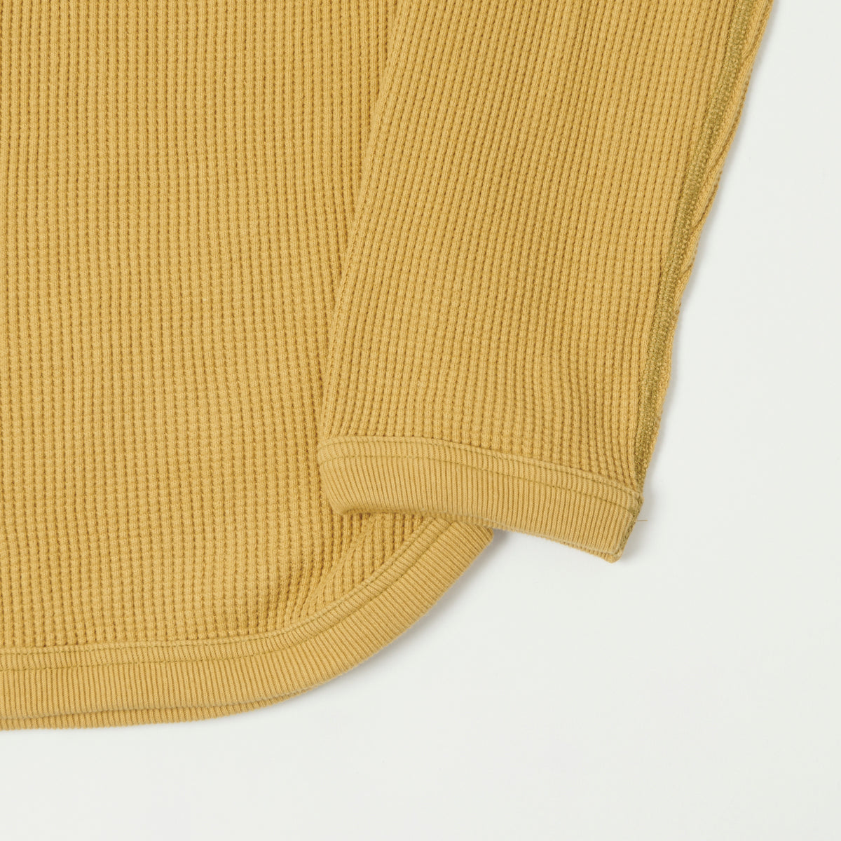 FULLCOUNT 5964 Heavyweight Waffle T-Shirt - Camel