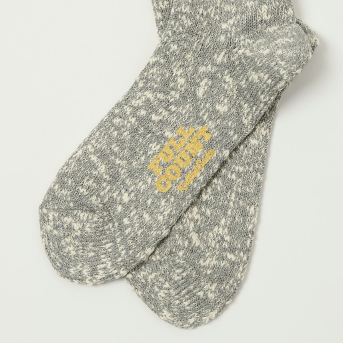 FULLCOUNT 6110 Slub Sock - Heather Grey