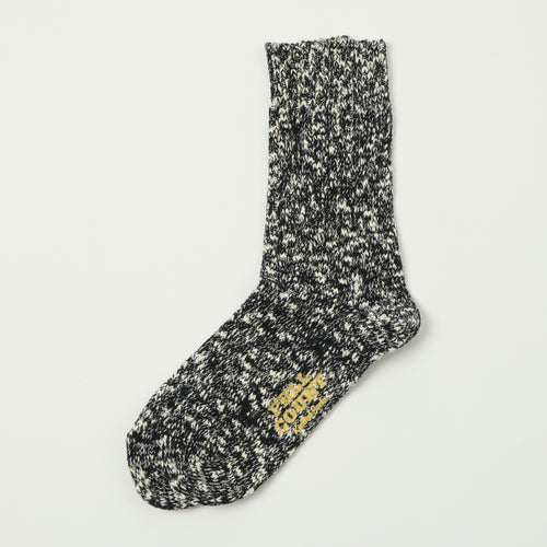 FULLCOUNT 6110 Slub Sock - Black