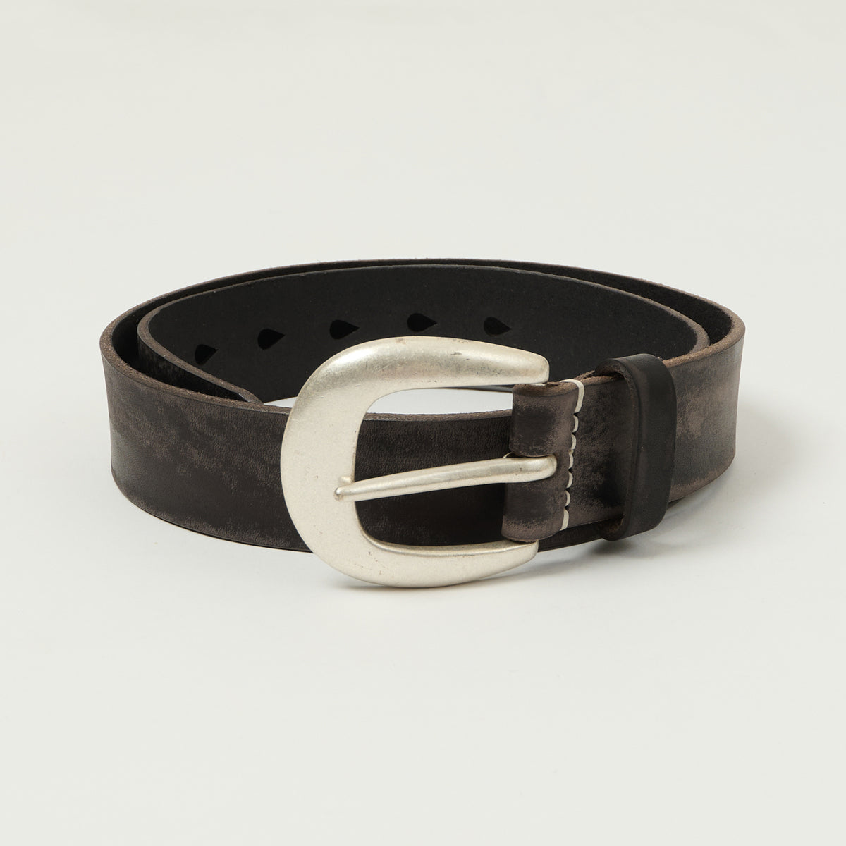FULLCOUNT 6210 Wild Leather Belt - Black