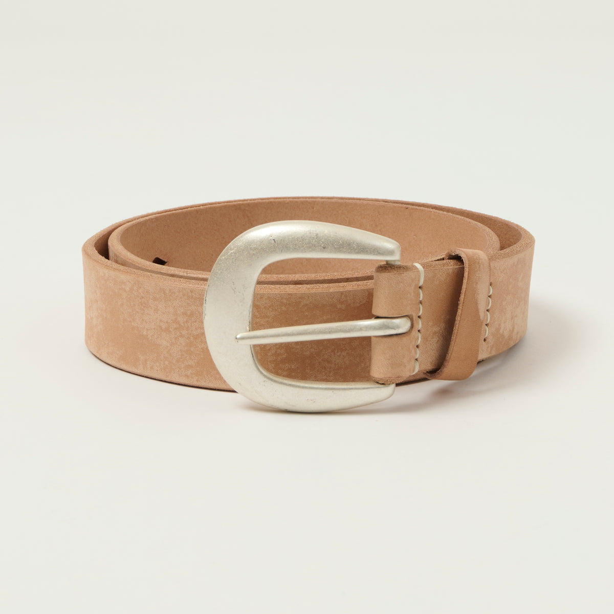 FULLCOUNT 6210 Wild Leather Belt - Natural