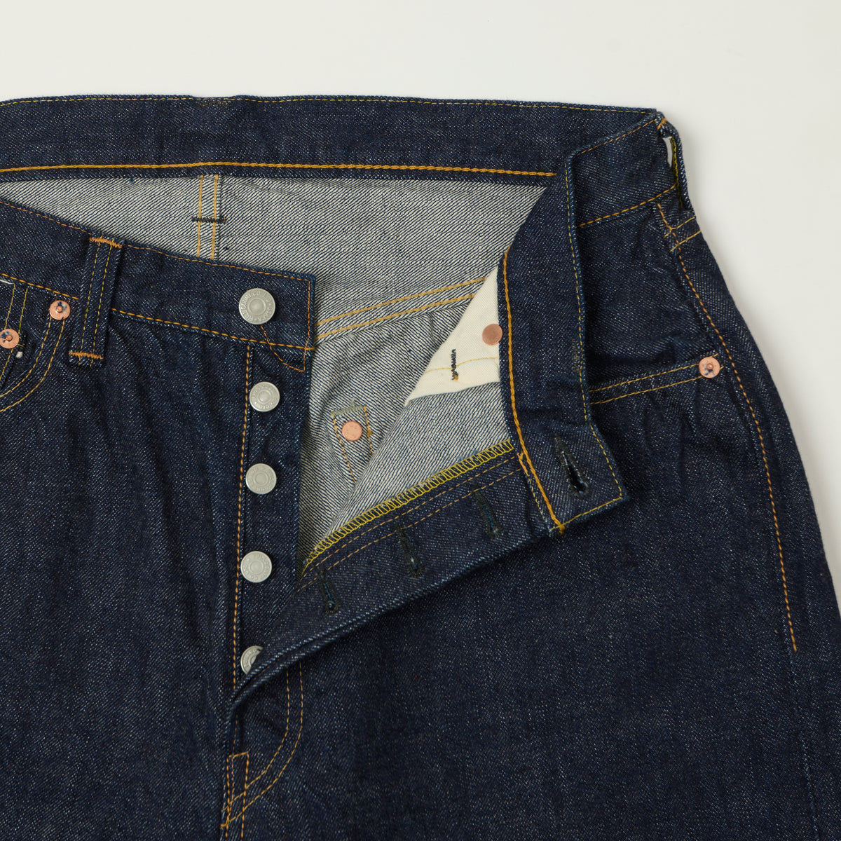 FULLCOUNT 1137 Duke III Extra Wide Straight Jean - One Wash