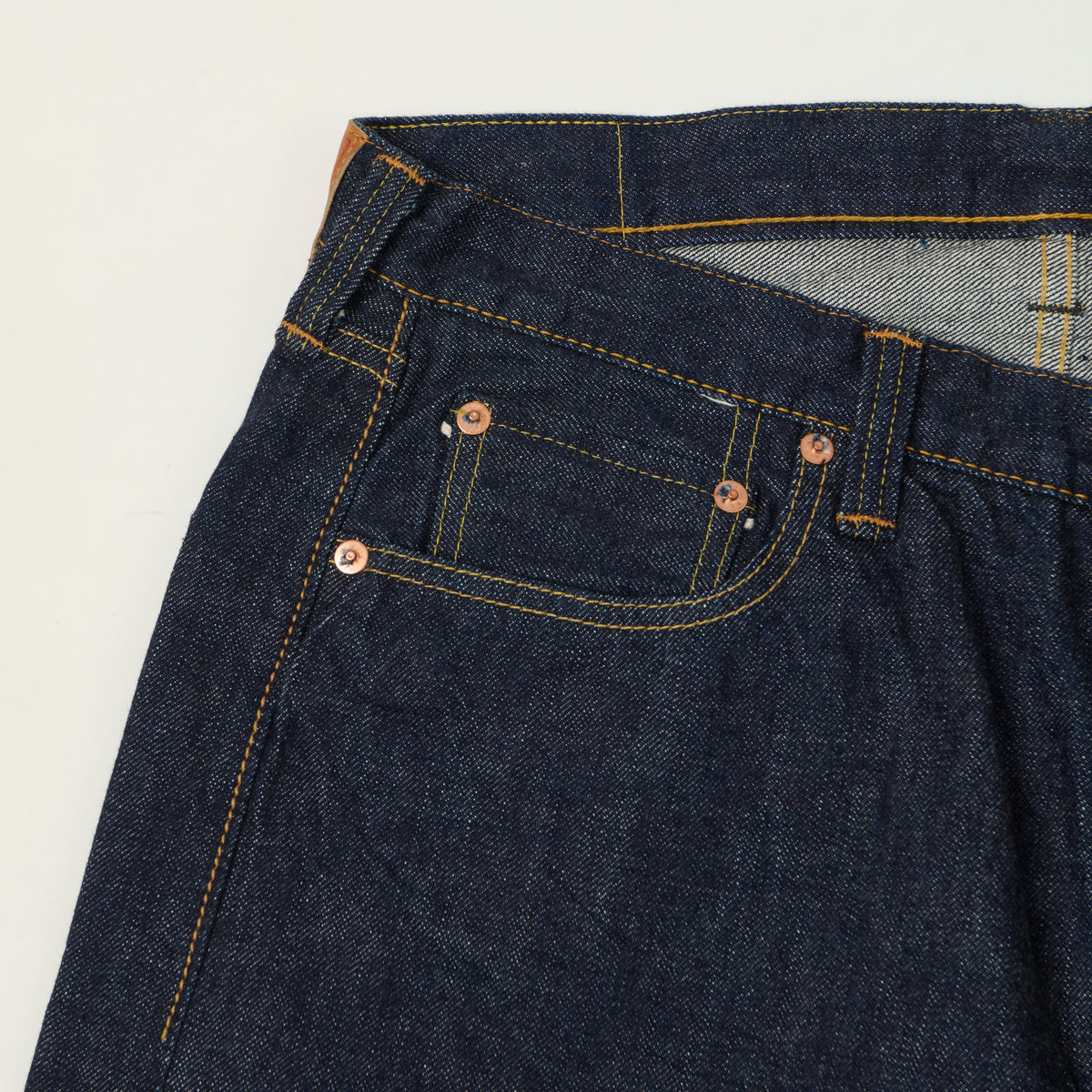 FULLCOUNT 1137 Duke III Extra Wide Straight Jean - One Wash