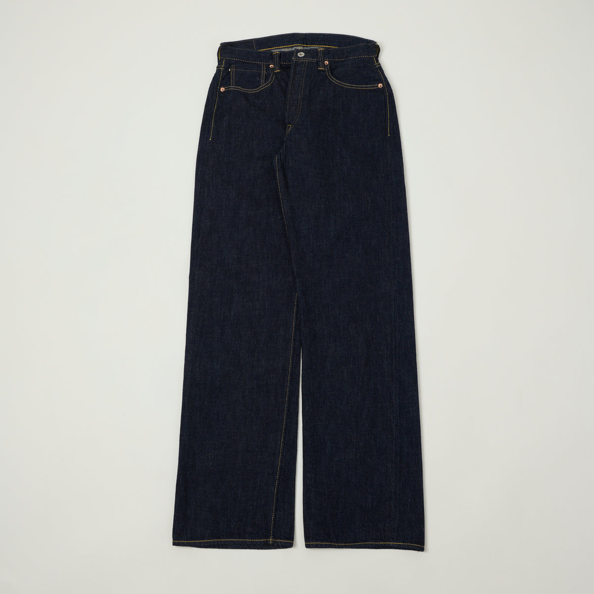 FULLCOUNT S0105 11.5oz WWII Model Wide Straight Jean - One Wash