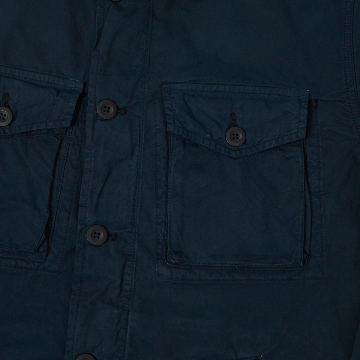 Hartford 'Jonah' Military Worker Jacket - Blue
