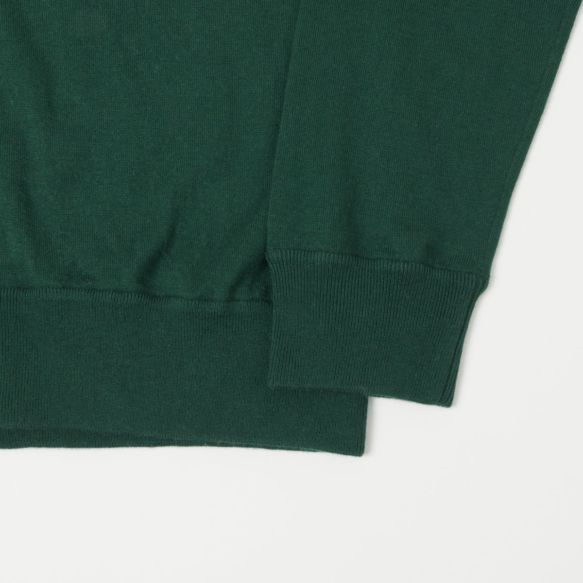 Hartford Lightweight Knitted Hoodie - Forest