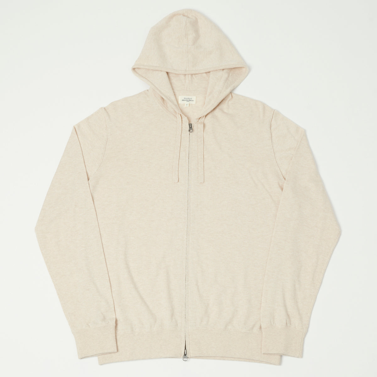 Hartford Lightweight Knitted Hoodie - Sand