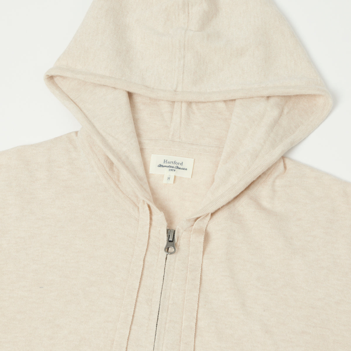 Hartford Lightweight Knitted Hoodie - Sand