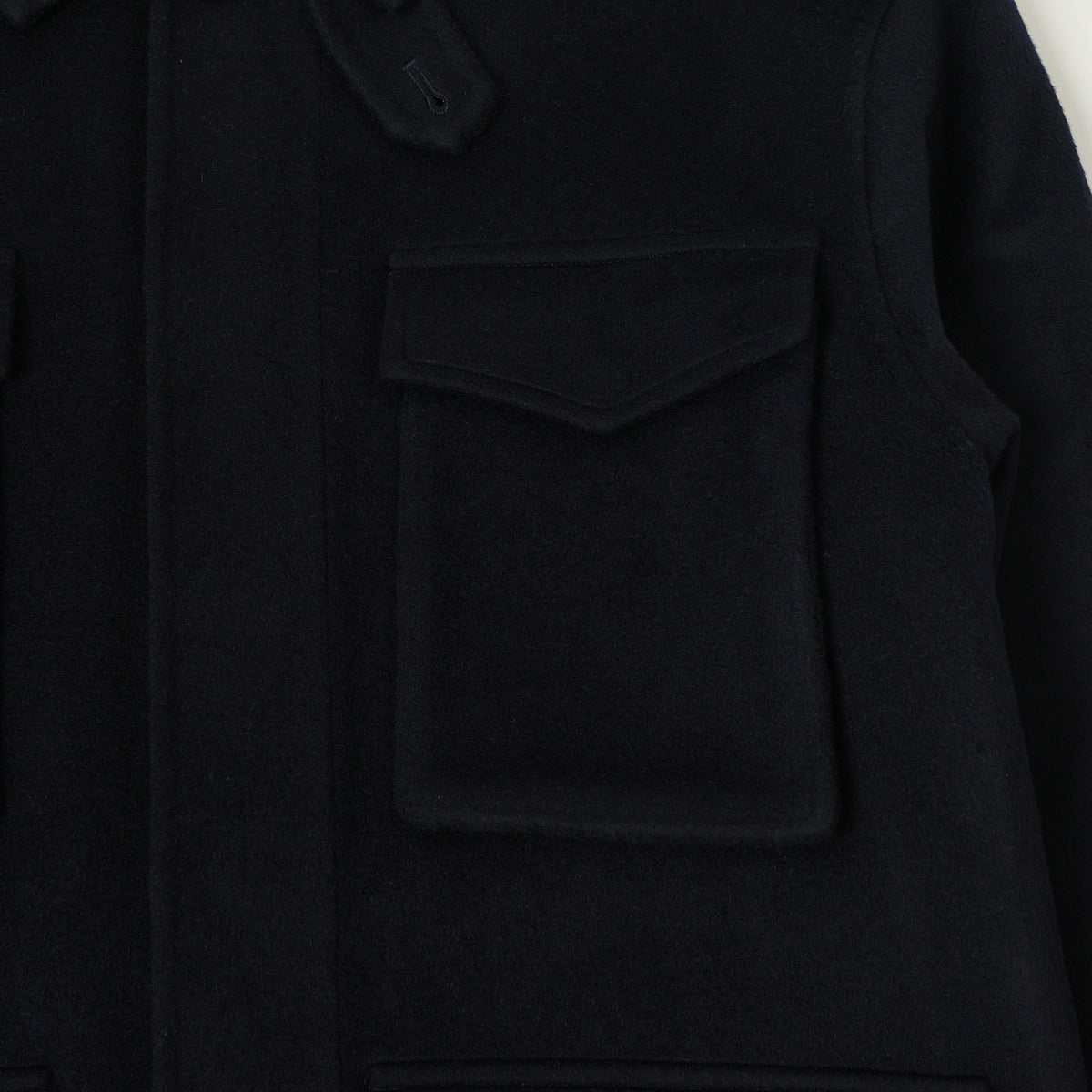 Hartford 'Jake' Wool Field Jacket - Navy