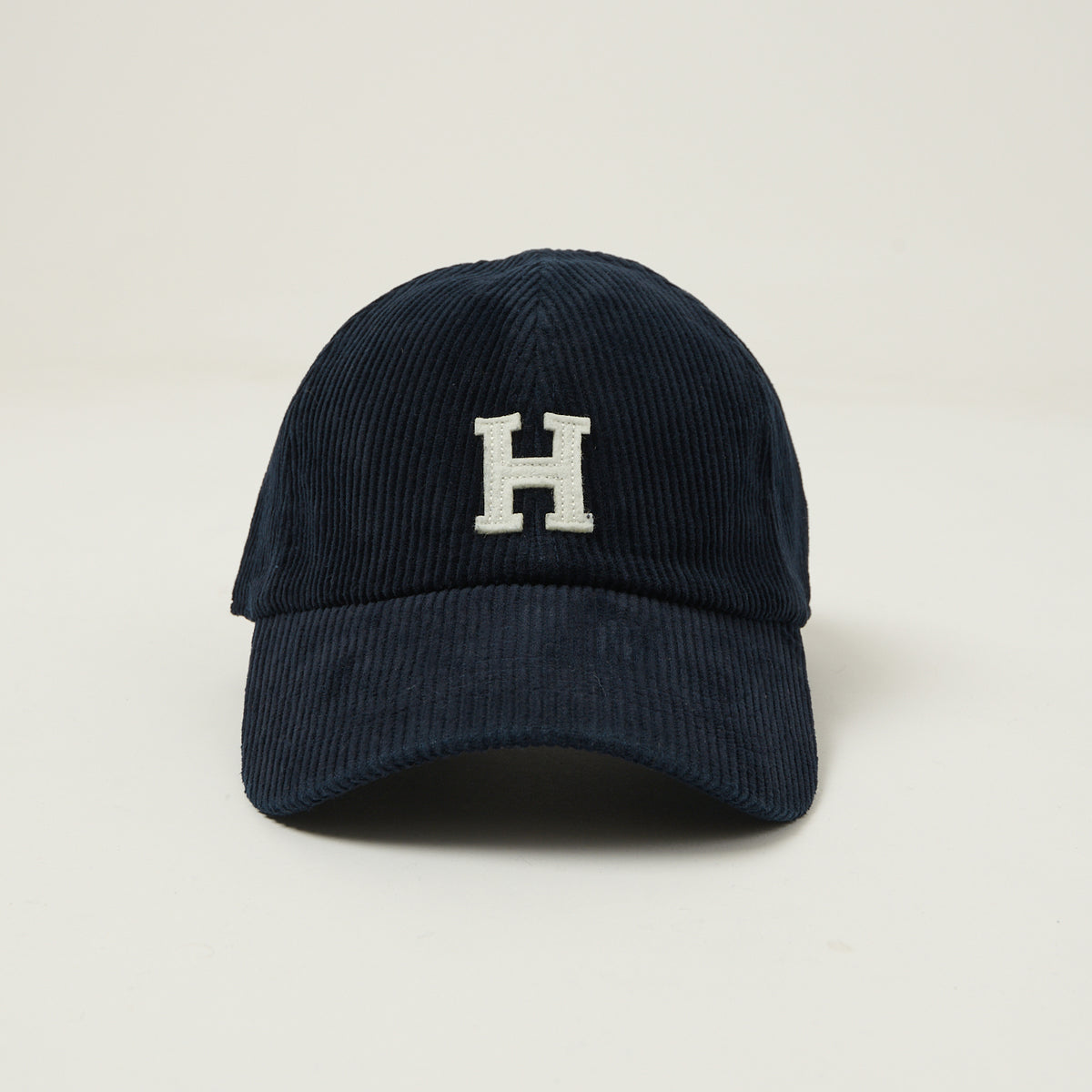 Hartford 'H' Corduroy Baseball Cap - Navy