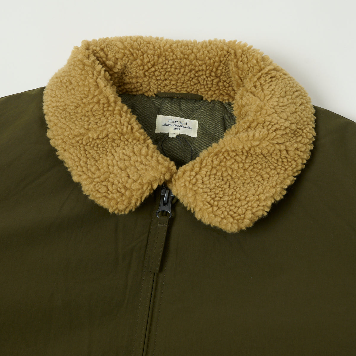 Hartford 'Doe' Flight Jacket - Dark Olive