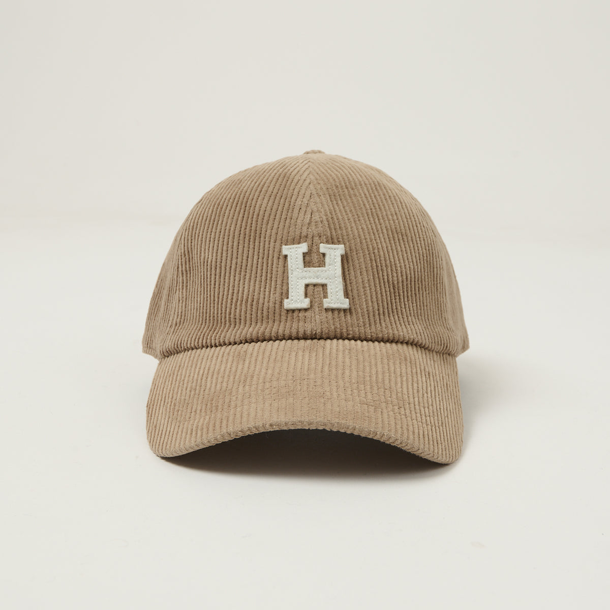 Hartford 'H' Corduroy Baseball Cap - Khaki