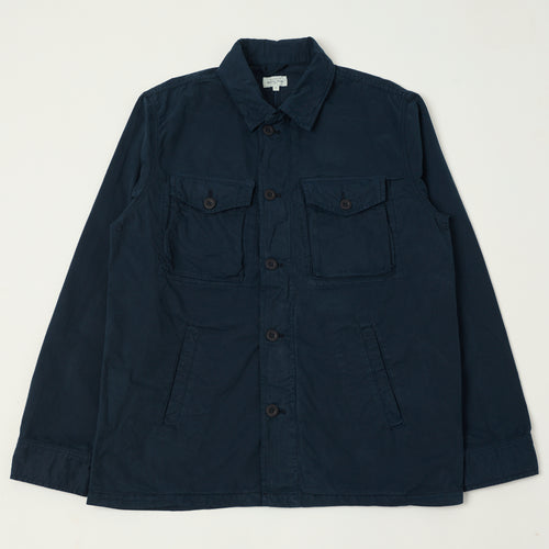 Hartford 'Jonah' Military Worker Jacket - Blue