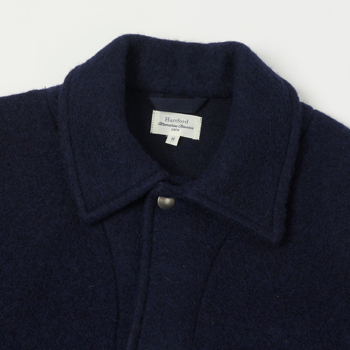 Hartford 'Duane' Knitted Wool Jacket - Navy
