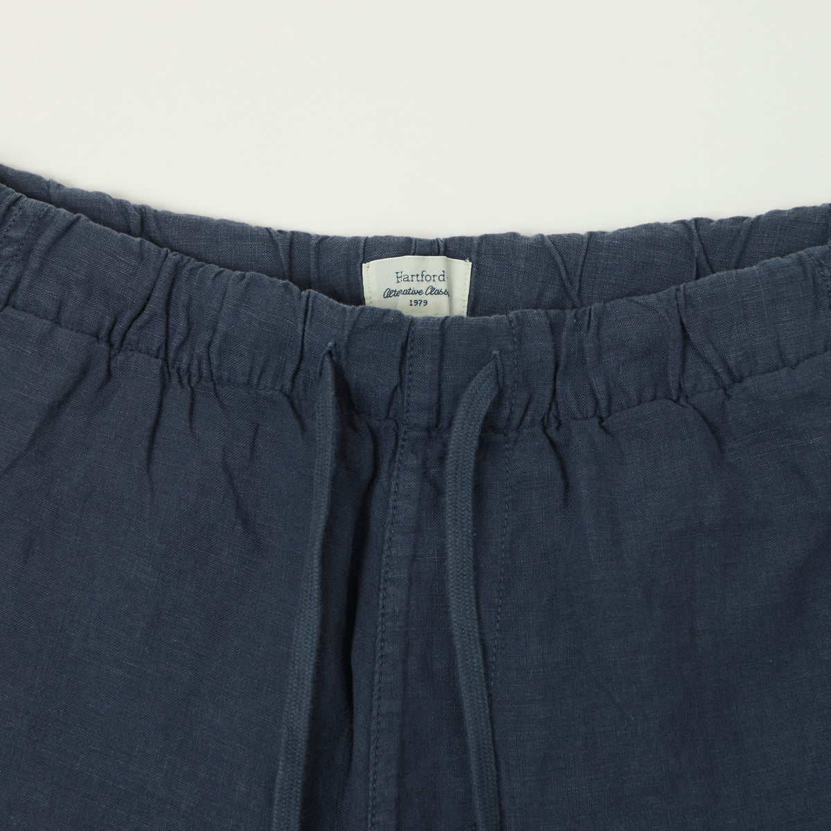Hartford 'Joggy' Linen Short - Navy