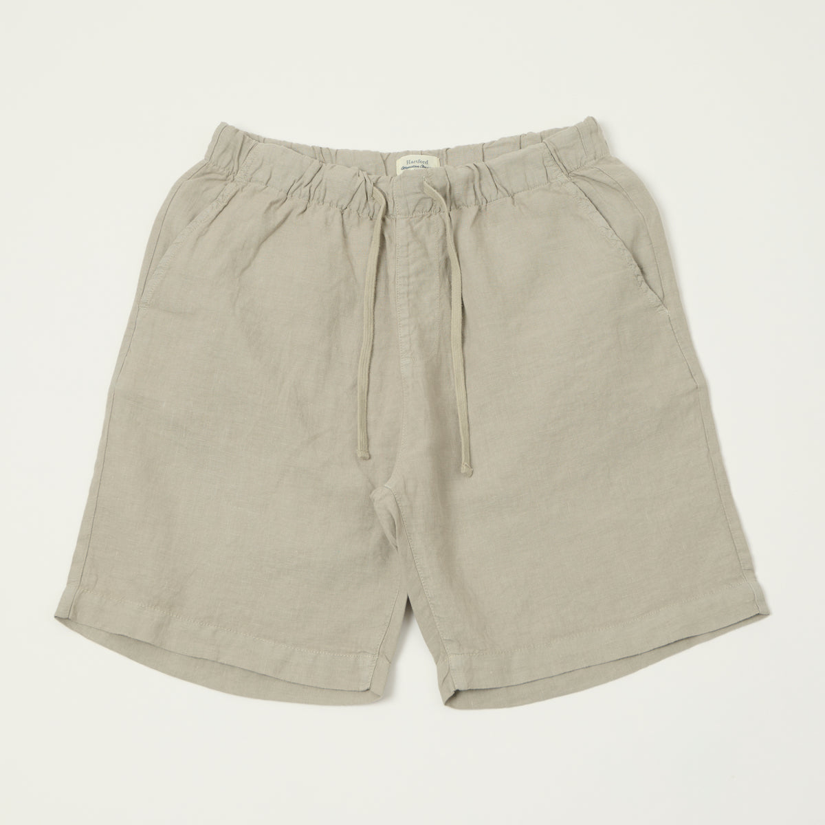 Hartford Linen 'Joggy' Shorts - Sage