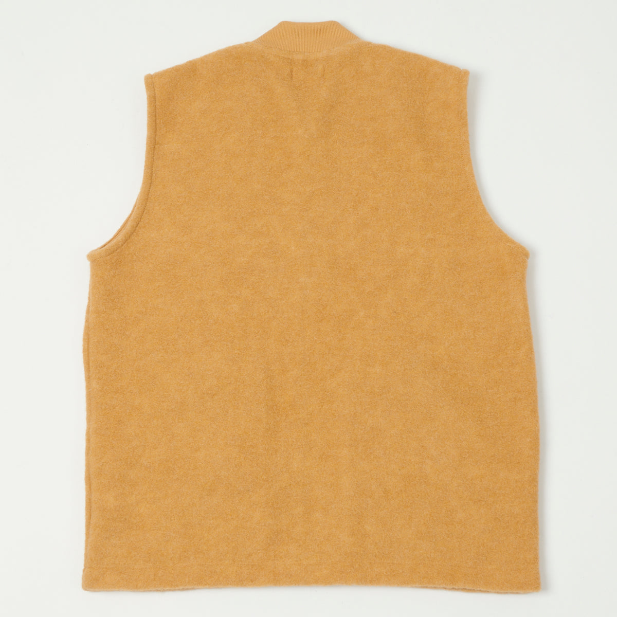 Hartford Knitted Wool Vest - Mustard