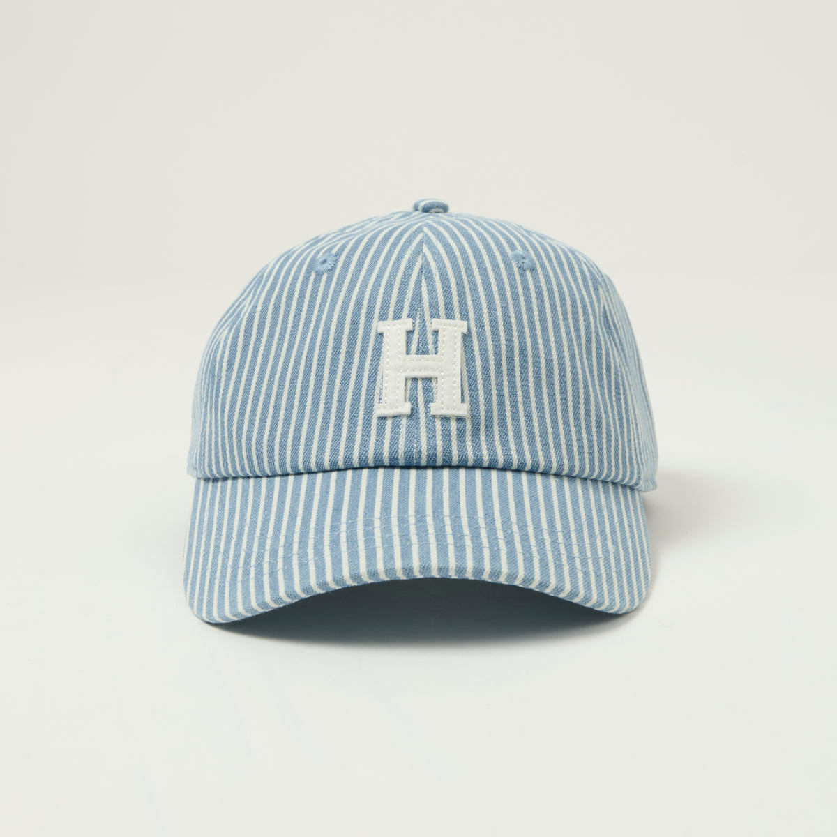 Hartford Letterman 'H' Logo Cap - Hickory Stripe