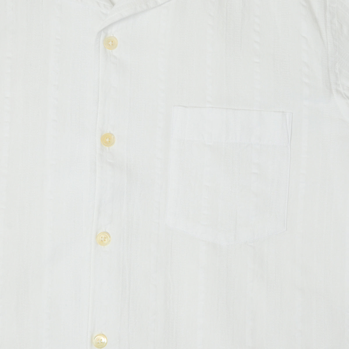 Hartford 'Palm' Camp Collar Shirt - White