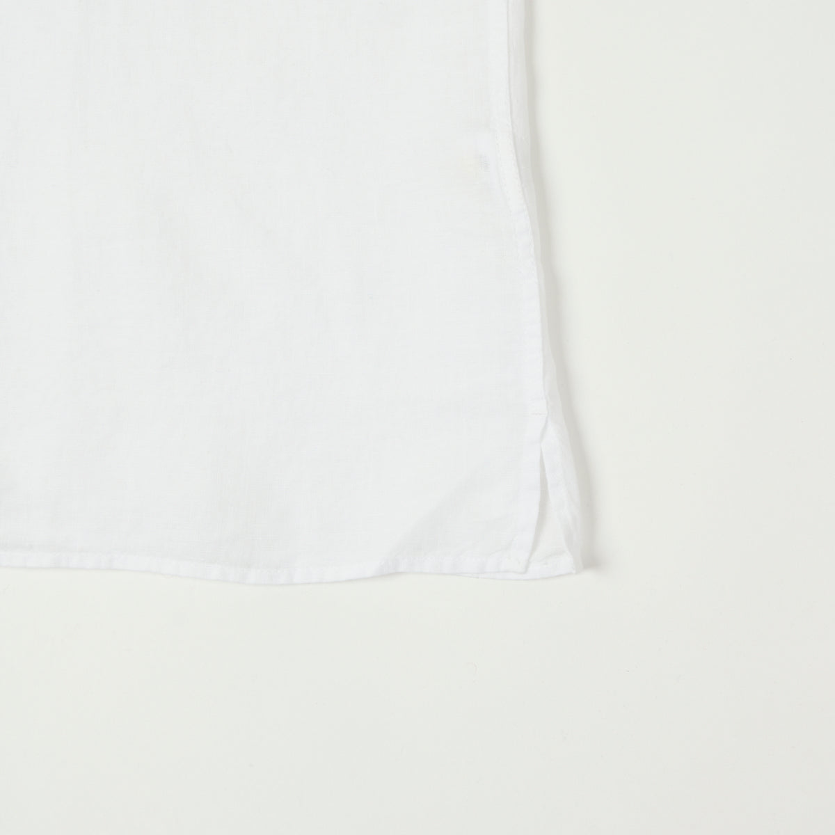 Hartford 'Palm' Camp Collar Linen Shirt - White