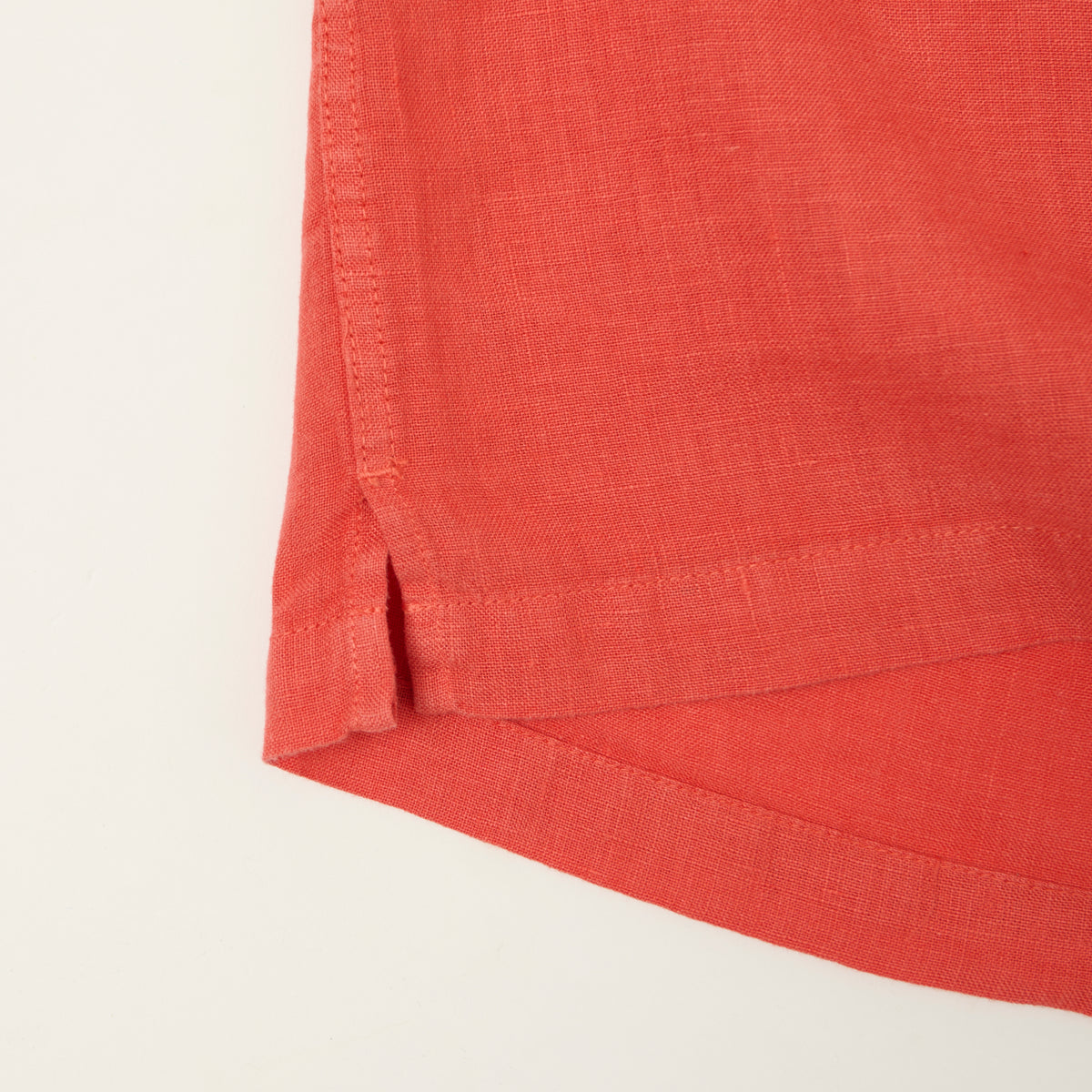 Hartford 'Palmito' Short Sleeve Summer Shirt - Faded Tomato