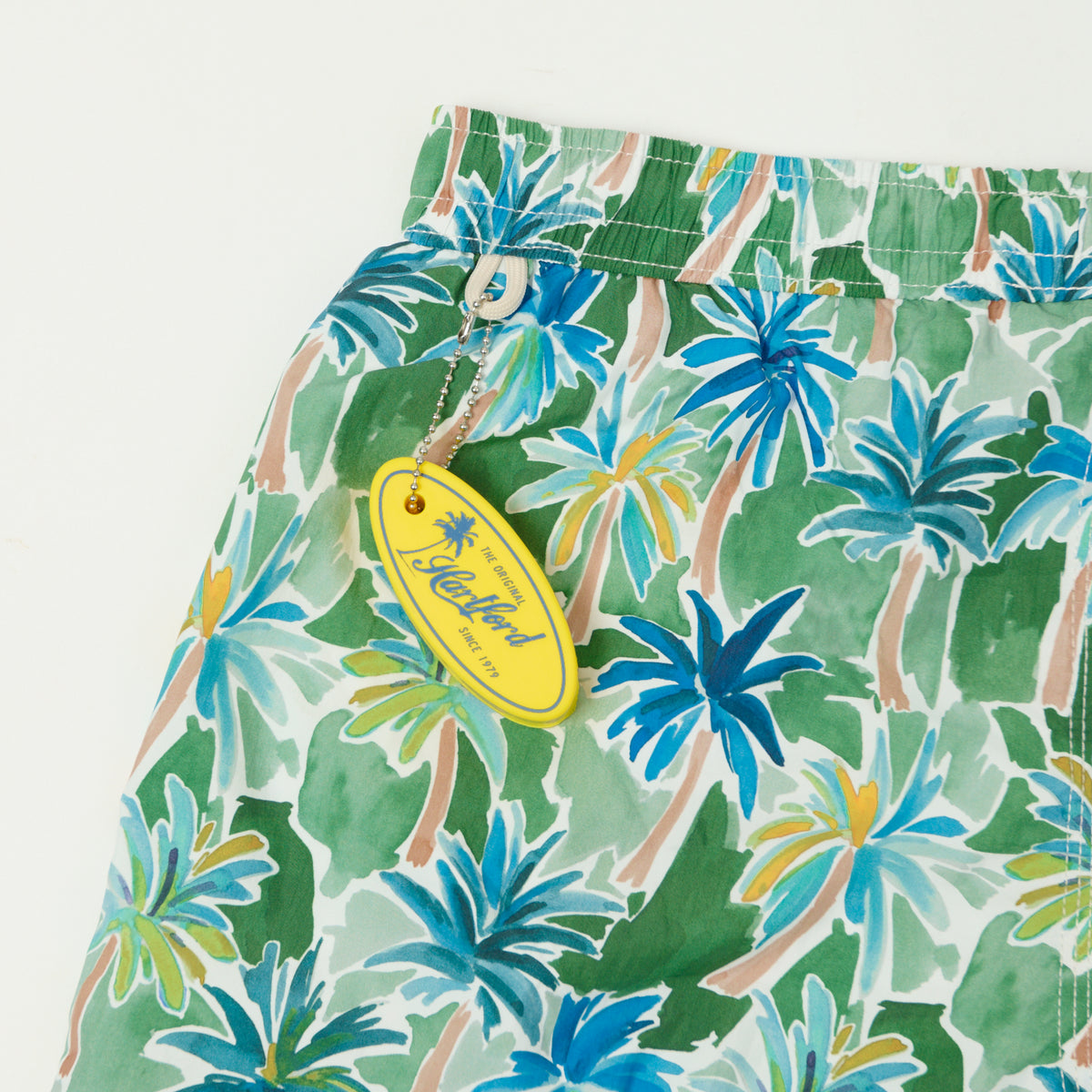 Hartford 'Palms' Swim Trunks  - Army
