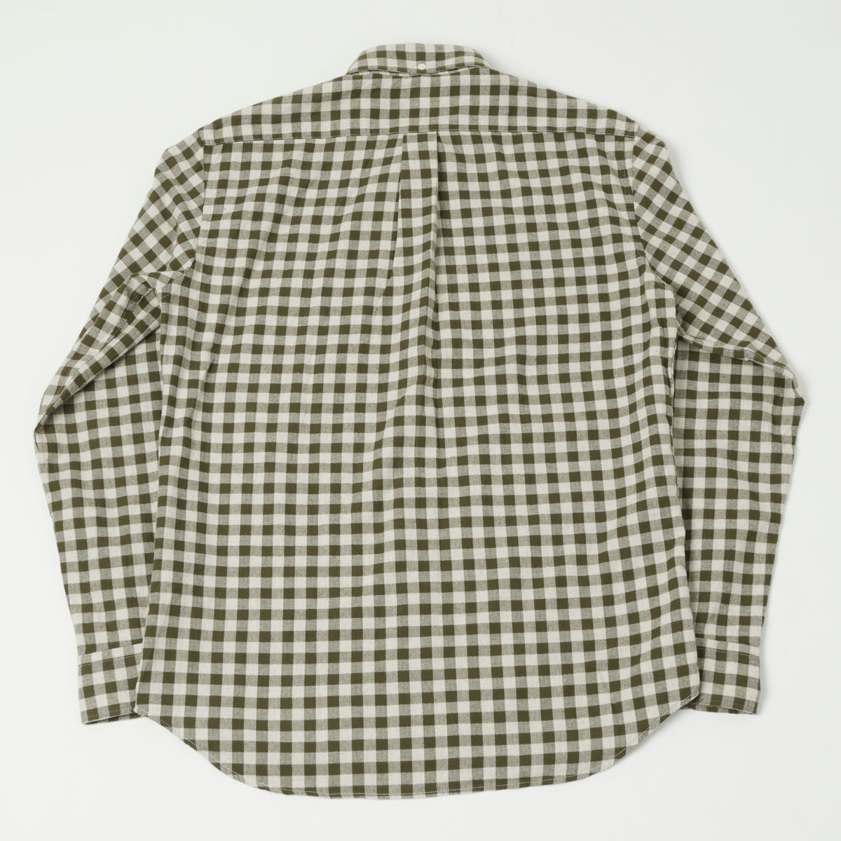 Hartford 'Pitt' Check Flannel Shirt - Military Green