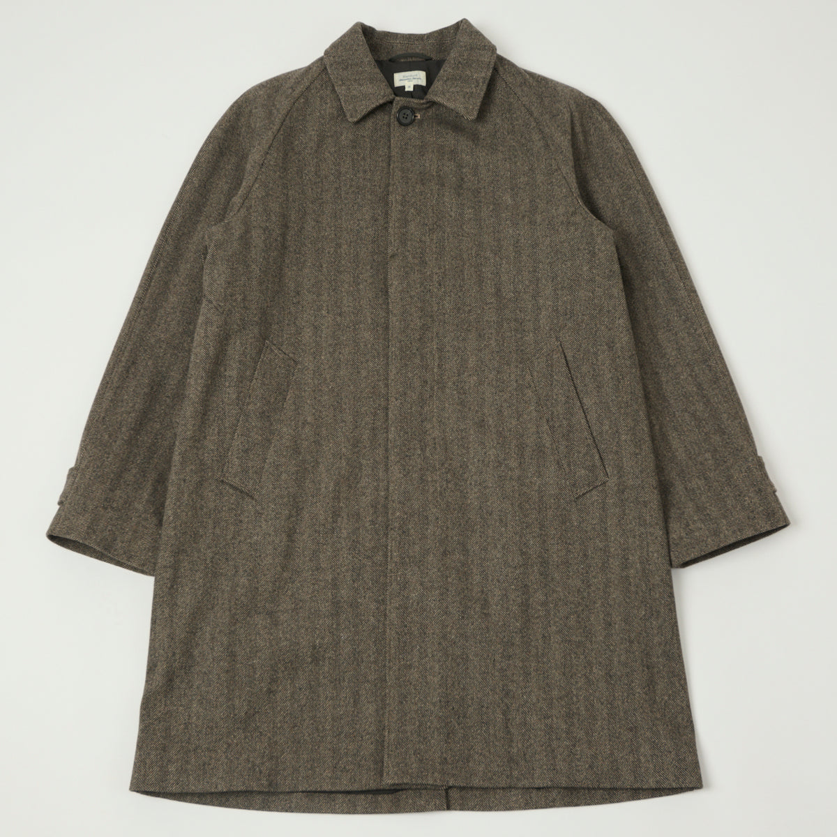 Hartford 'Calvin' Raglan Sleeve Coat - Brown