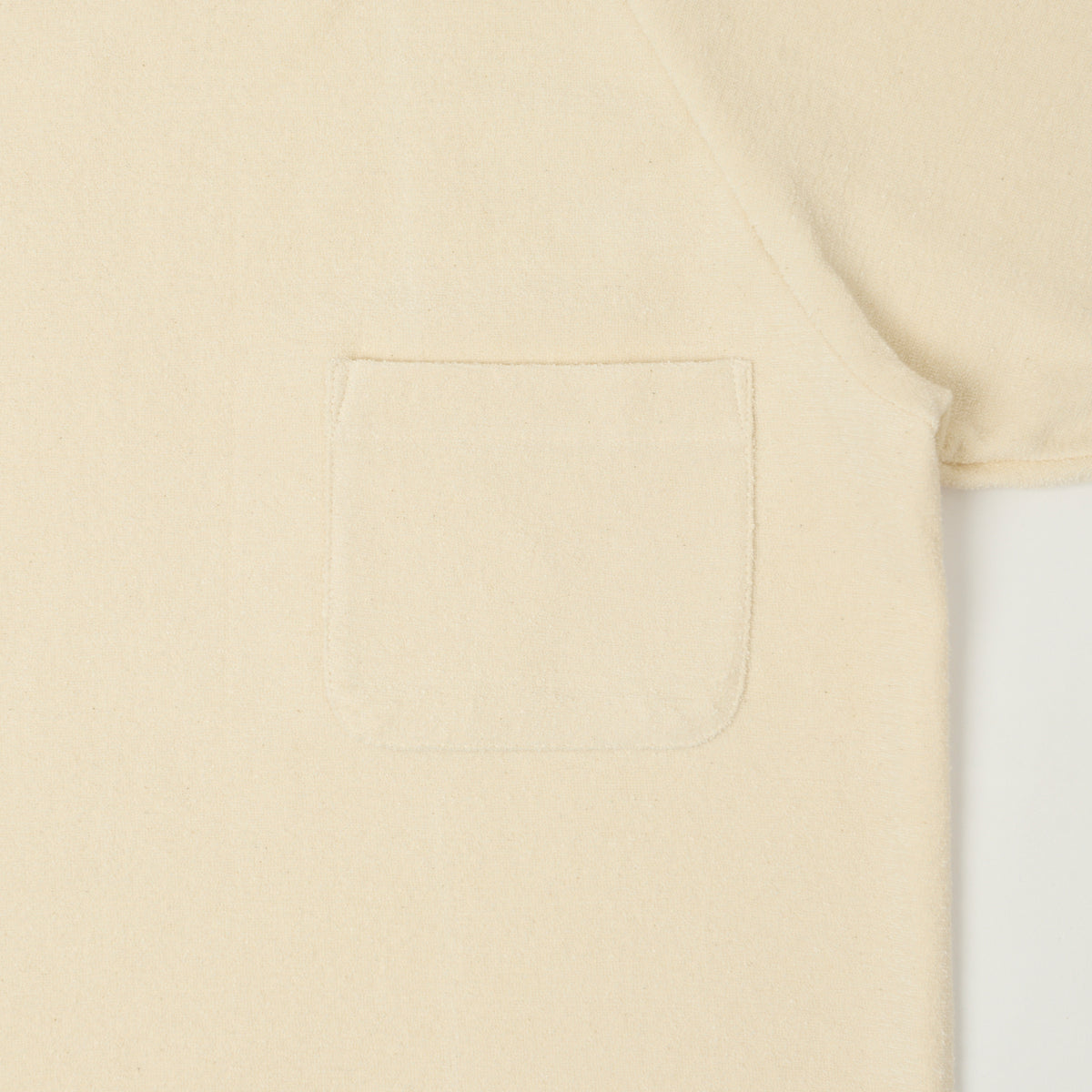 Heimat Raglan Sleeve Terry T-Shirt - Seashell