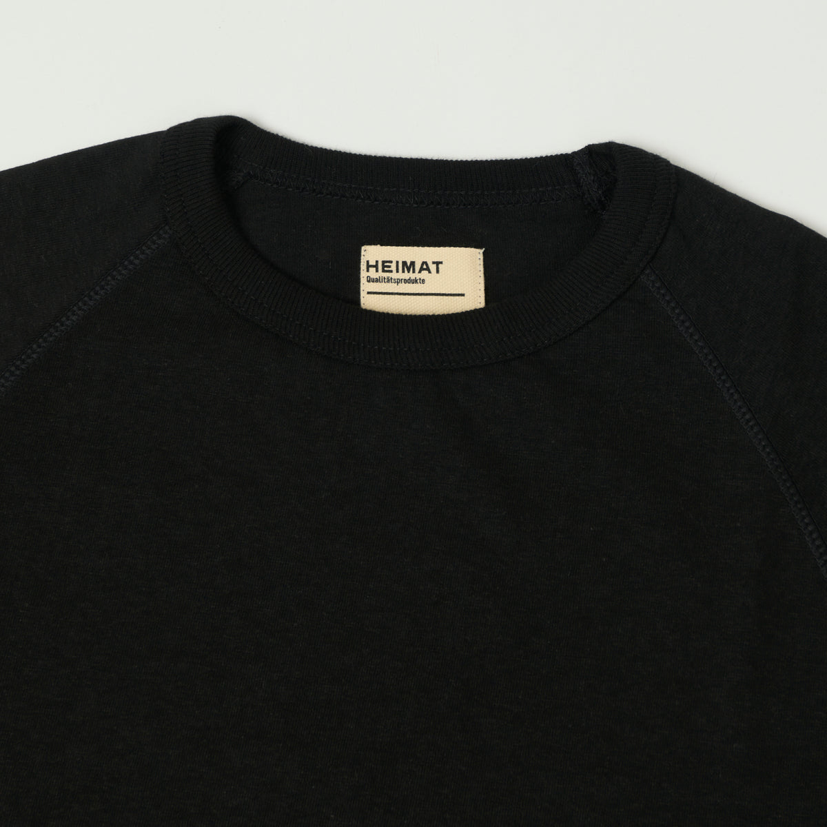 Heimat Cotton Hemp T-Shirt - Black