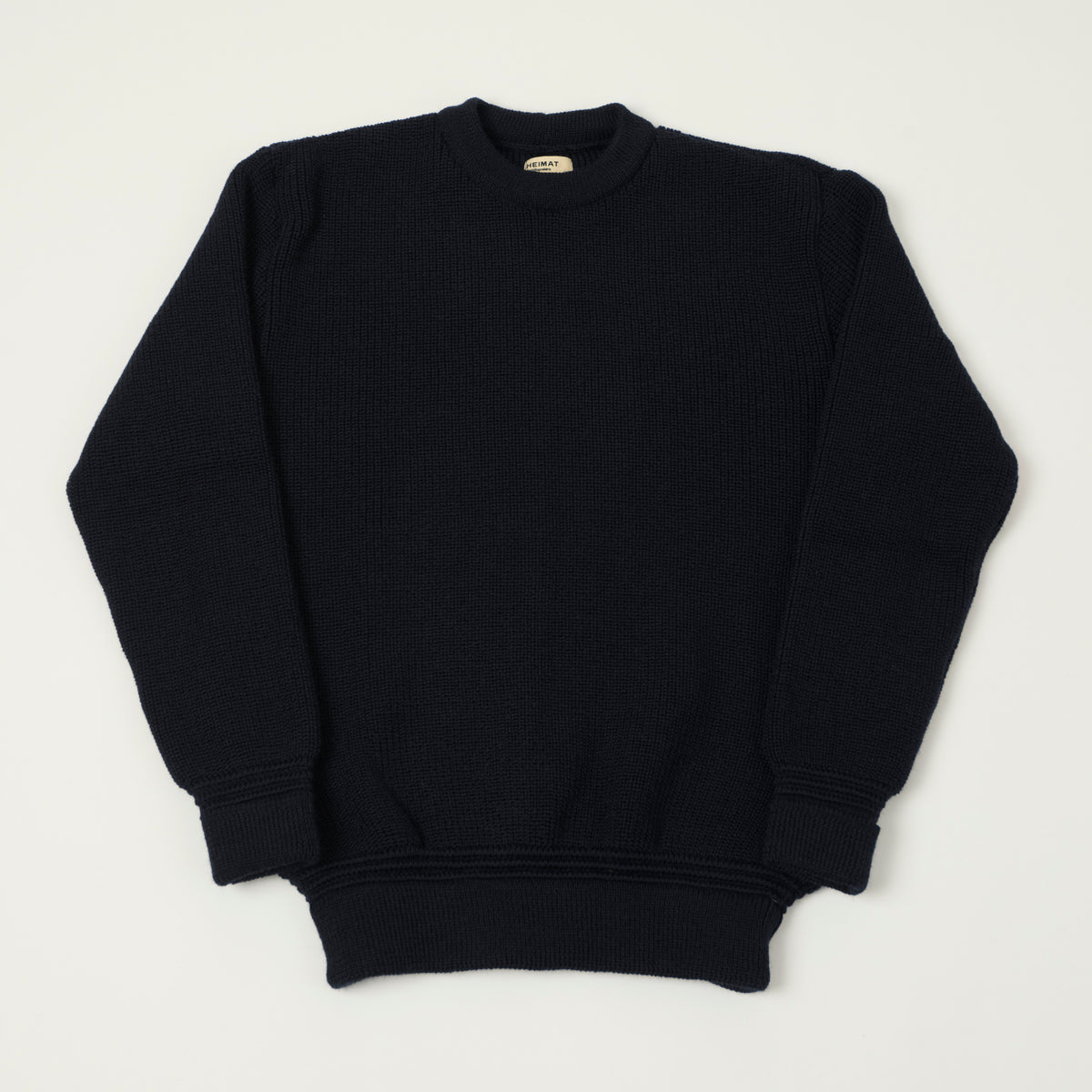 Heimat 'Rundhals' Crew Neck Jumper - Ink
